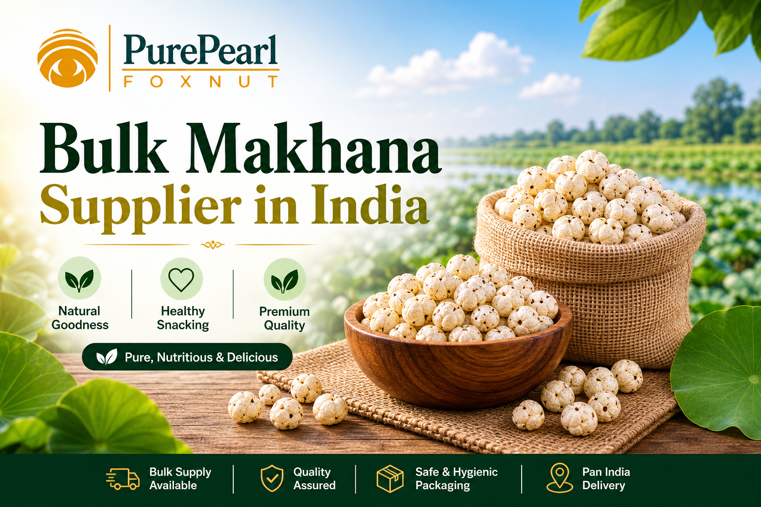 Bulk Makhana Supplier in India