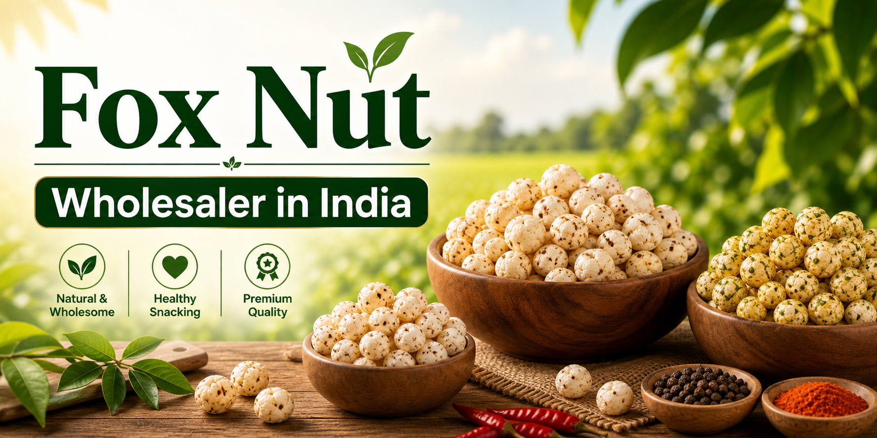 Fox Nut Wholesaler in India